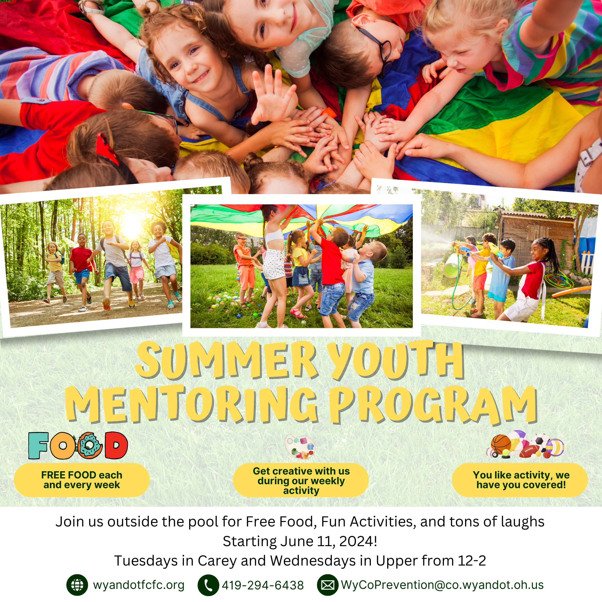 Summer Youth Mentoring Program Flyer Picture
