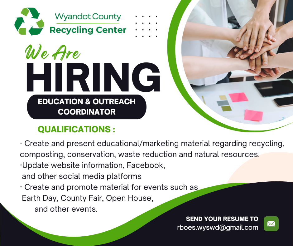 Education and Outreach Coordinator Facebook Post 4-2025