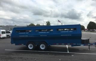 Cardboard Recycling Trailer